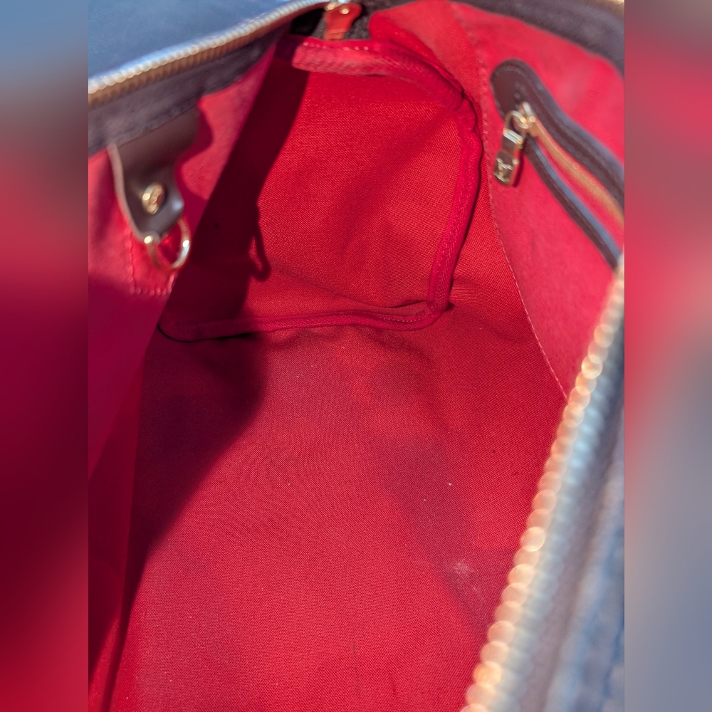 Louis Vuitton Brown Checkered Satchel - Picture 12 of 16